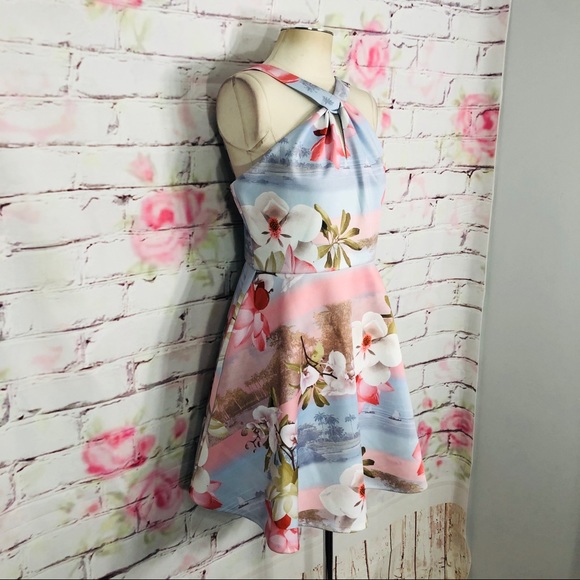 Ted Baker Umerta floral skater dress NWOT - Picture 7 of 16